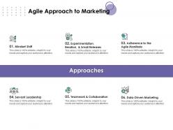 Agile approach to marketing leadership ppt powerpoint presentation outline inspiration