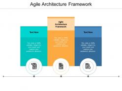 Agile architecture framework ppt powerpoint infographic template guide cpb