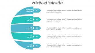 Agile based project plan ppt powerpoint presentation professional slide download cpb