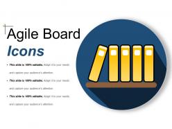 Agile board icons example of ppt