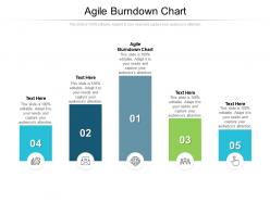 Agile burndown chart ppt powerpoint presentation professional example cpb