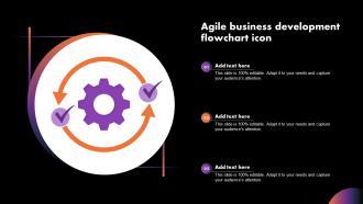 Agile Business Development Flowchart Icon