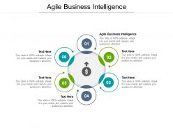 Agile business intelligence ppt powerpoint presentation file topics cpb