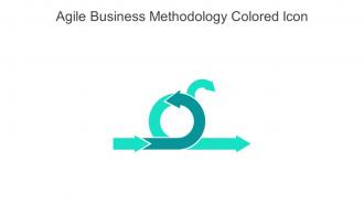 Agile Business Methodology Colored Icon In Powerpoint Pptx Png And Editable Eps Format