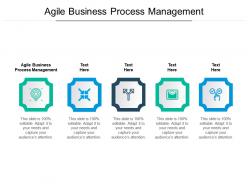 Agile business process management ppt powerpoint presentation infographics structure cpb