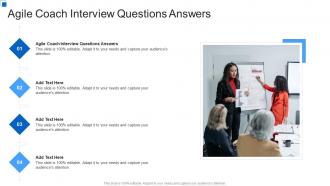 Agile Coach Interview Questions Answers In Powerpoint And Google Slides Cpb