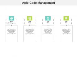 Agile code management ppt powerpoint presentation styles example introduction cpb