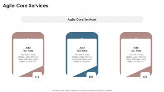 Agile Core Services In Powerpoint And Google Slides Cpb