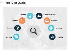 Agile cost quality ppt powerpoint presentation slides background cpb