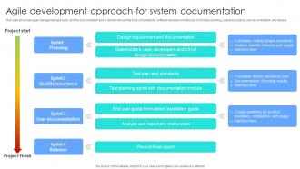 Agile Development Approach For System Documentation
