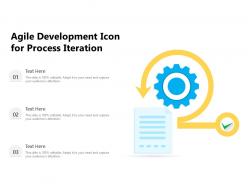 Agile Development Icon For Process Iteration