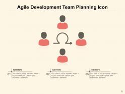 Agile development icon iteration process stopwatch planning project software