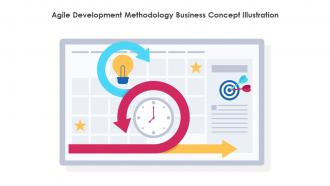 Agile Development Methodology Business Concept Illustration