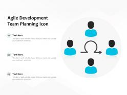 Agile development team planning icon
