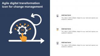 Agile Digital Transformation Icon For Change Management