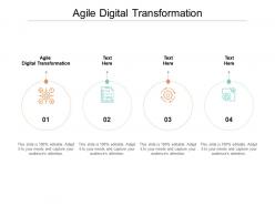 Agile digital transformation ppt powerpoint presentation summary display cpb