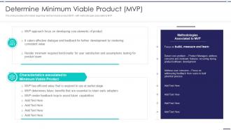 Agile Digitization For Product Determine Minimum Viable Product MVP