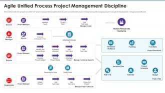 Agile disciplines and techniques agile unified project management discipline