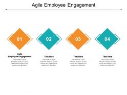 Agile employee engagement ppt powerpoint presentation gallery show cpb