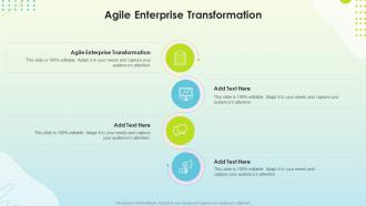 Agile Enterprise Transformation In Powerpoint And Google Slides Cpb