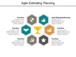 Agile estimating planning ppt powerpoint presentation model vector cpb
