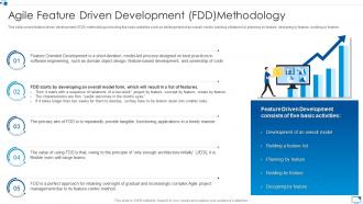 Agile feature driven development agile software development module for it