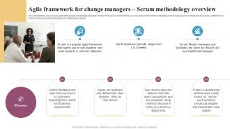 Agile Framework For Change Managers Scrum Methodology Integrating Change Management CM SS