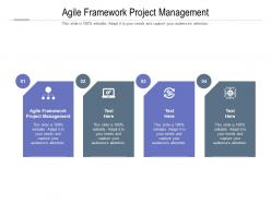 Agile framework project management ppt powerpoint presentation outline portfolio cpb