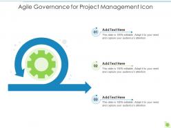 Agile governance for project management icon