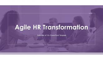 Agile HR Transformation Powerpoint PPT Template Bundles
