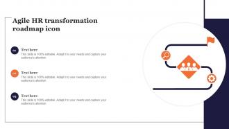 Agile HR Transformation Roadmap Icon
