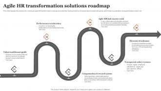 Agile HR Transformation Solutions Roadmap