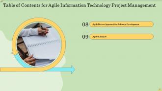 Agile Information Technology Project Management Powerpoint Presentation Slides