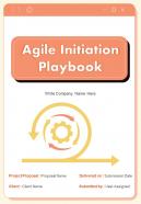 Agile Initiation Playbook Report Sample Example Document