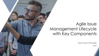 Agile Issue Management Lifecycle With Key Components PPT Presentation AT