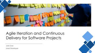 Agile Iteration And Continuous Delivery For Software Projects PPT Slides AT