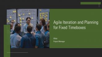 Agile Iteration And Planning For Fixed Timeboxes PPT Structure AT