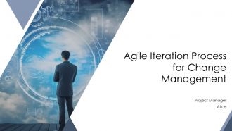 Agile Iteration Process For Change Management PPT Mockup AT