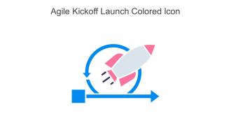 Agile Kickoff Launch Colored Icon In Powerpoint Pptx Png And Editable Eps Format