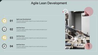 Agile Lean Development In Powerpoint And Google Slides Cpb