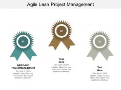 Agile lean project management ppt powerpoint presentation file example introduction cpb