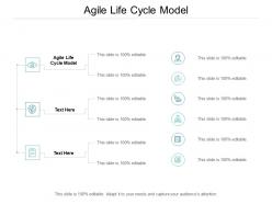 Agile life cycle model ppt powerpoint presentation visual aids cpb