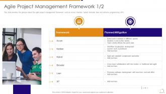 Agile managing plan agile project management framework