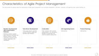 Agile managing plan characteristics of agile project management