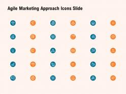 Agile marketing approach icons slide ppt powerpoint presentation file