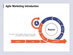 Agile marketing introduction audiences attention ppt powerpoint presentation files