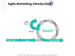 Agile marketing introduction process planning ppt powerpoint presentation portfolio design