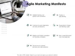 Agile Marketing Manifesto Technology Ppt Powerpoint Presentation Portfolio Icon