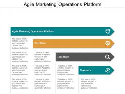 Agile marketing operations platform ppt powerpoint presentation file guide cpb