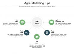 Agile marketing tips ppt powerpoint presentation inspiration clipart cpb